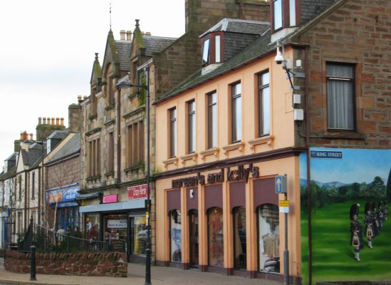 Invergordon High Street shops - See text below